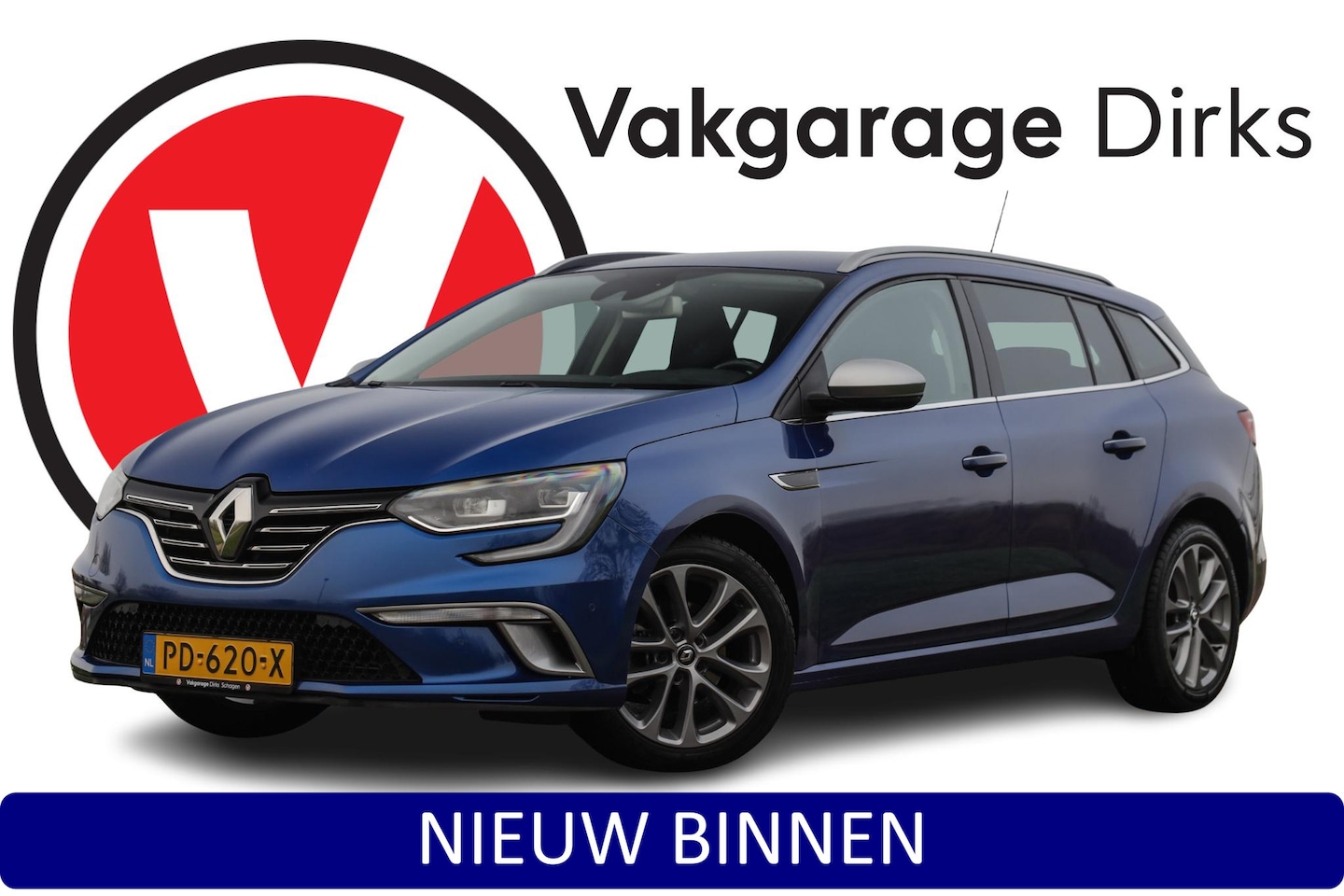Renault Mégane Estate - 1.2 TCe GT-Line ✅ Nw Ketting ✅ LED ✅ Camera - AutoWereld.nl