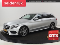 Mercedes-Benz C-klasse - 400 4Matic AMG | 333pk | Head-Up | Adaptive cruise | Leder | Trekhaak | Luchtvering | Burm