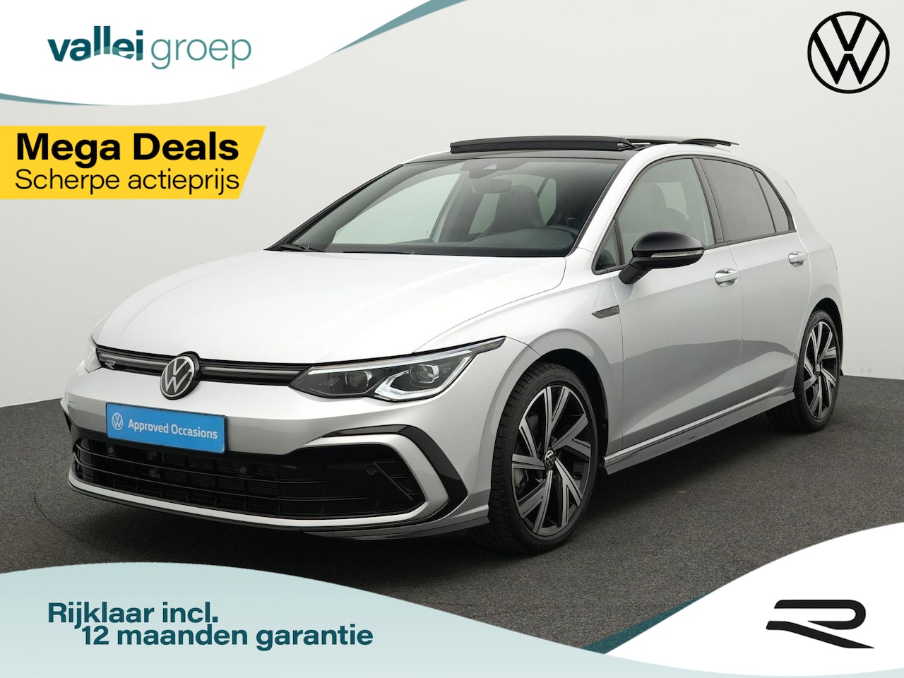 Volkswagen Golf - 1.5 eTSI 150 pk DSG R-Line | Panoramadak | IQ Light | Stuur-/stoelverwarming | Achteruitri - AutoWereld.nl