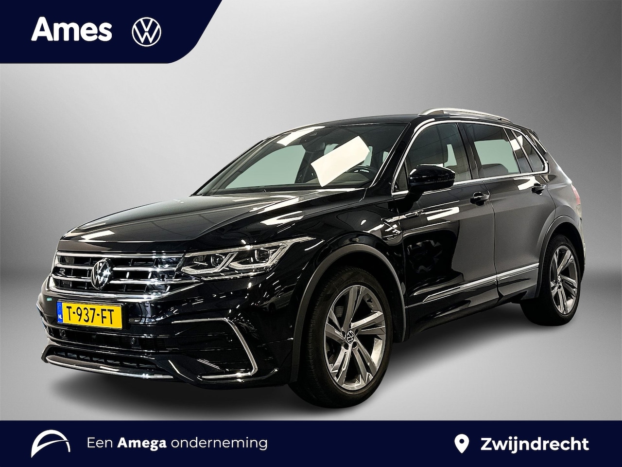 Volkswagen Tiguan - 1.5 150pk TSI R-Line Business Trekhaak inklapbaar | Adaptive cruise control | Navigatie 'D - AutoWereld.nl