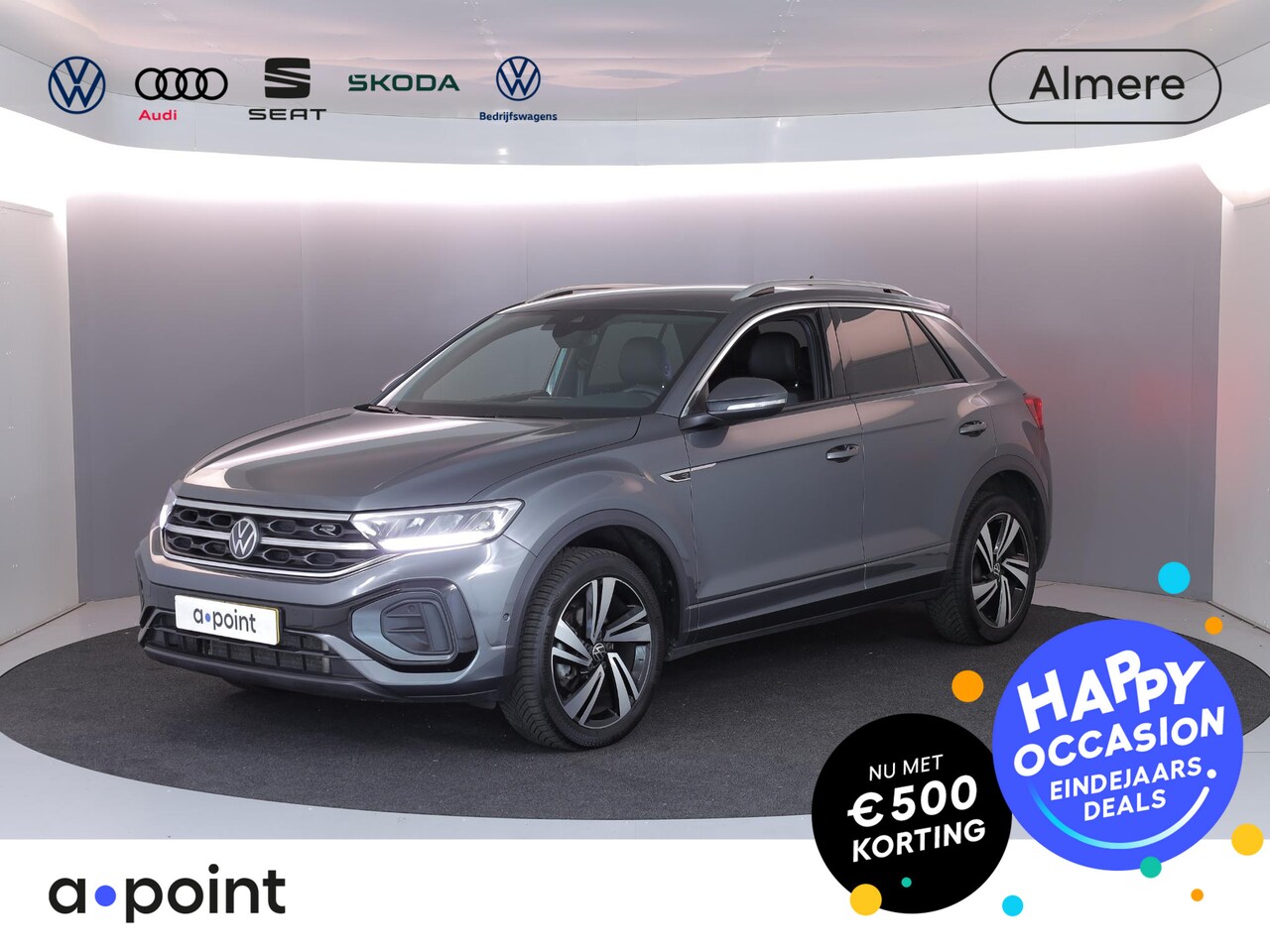 Volkswagen T-Roc - 1.5 TSI R-Line 150 pk Automaat (DSG) | Verlengde garantie | Navigatie | Parkeersensoren (P - AutoWereld.nl