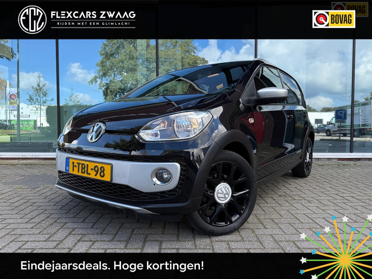 Volkswagen Up! - 1.0 cross up! BlueMotion - Navi - Winterpakket - Airco - Org.NL - AutoWereld.nl