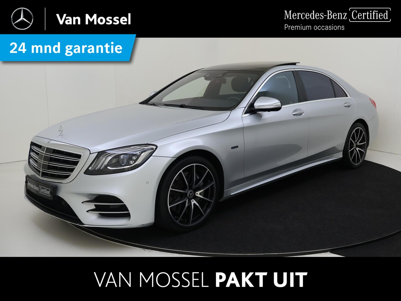 Mercedes-Benz S-klasse - 560 e Lang Premium Plus /AMG /Panoramadak /Burmester /Rijassistentiepakket /HUD /360 Camer - AutoWereld.nl