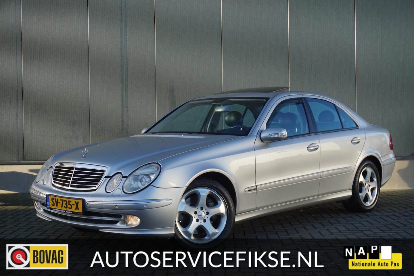 Mercedes-Benz E-klasse - 500 AVANTGARDE LEER |SCHUIFDAK | STOELVERW. - AutoWereld.nl