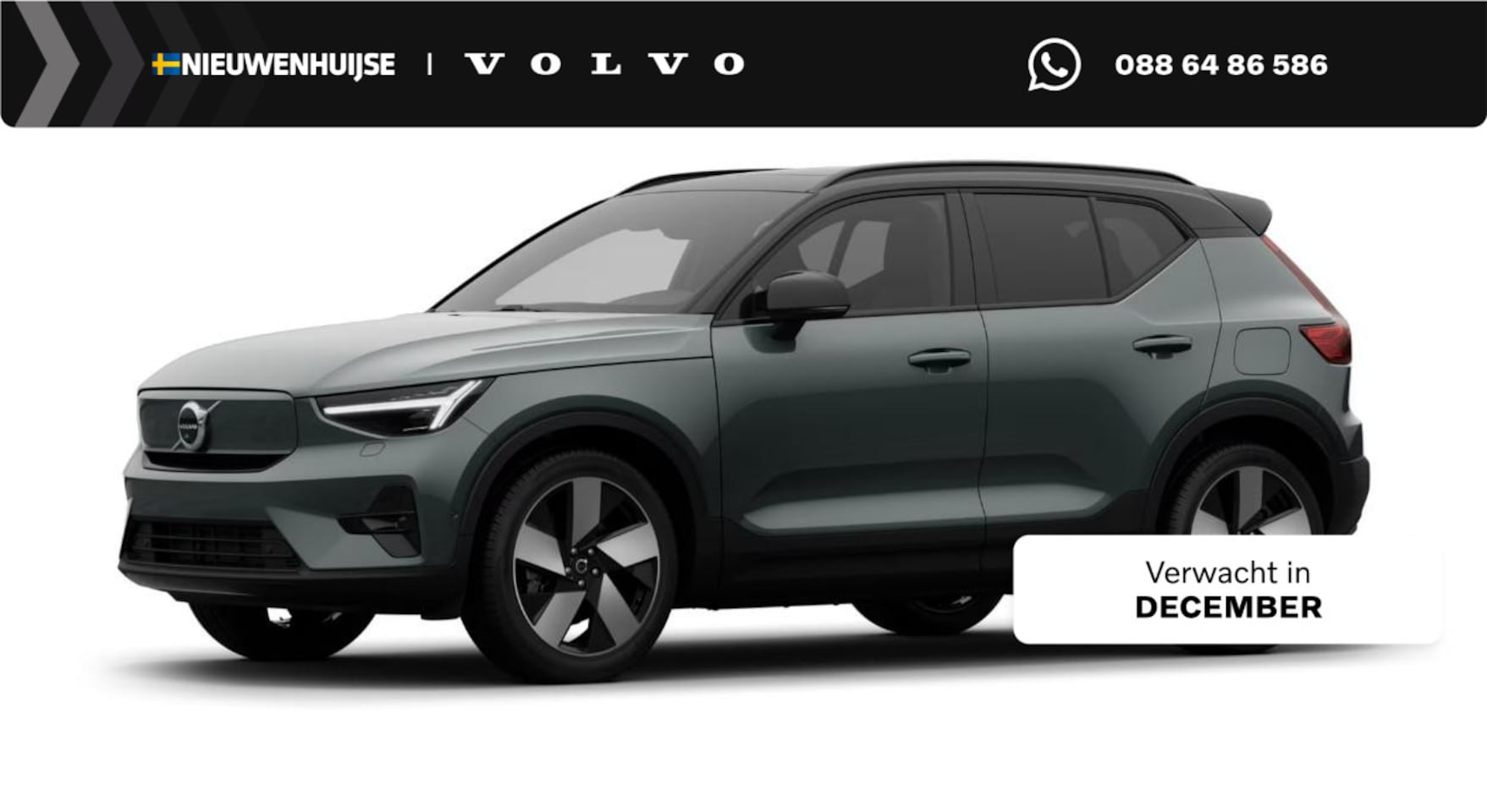 Volvo EX40 - Twin Motor Ultra 82 kWh | Levering 2025 | Lighting Pack | 20" | Donker Glas | Charcoal Fus - AutoWereld.nl