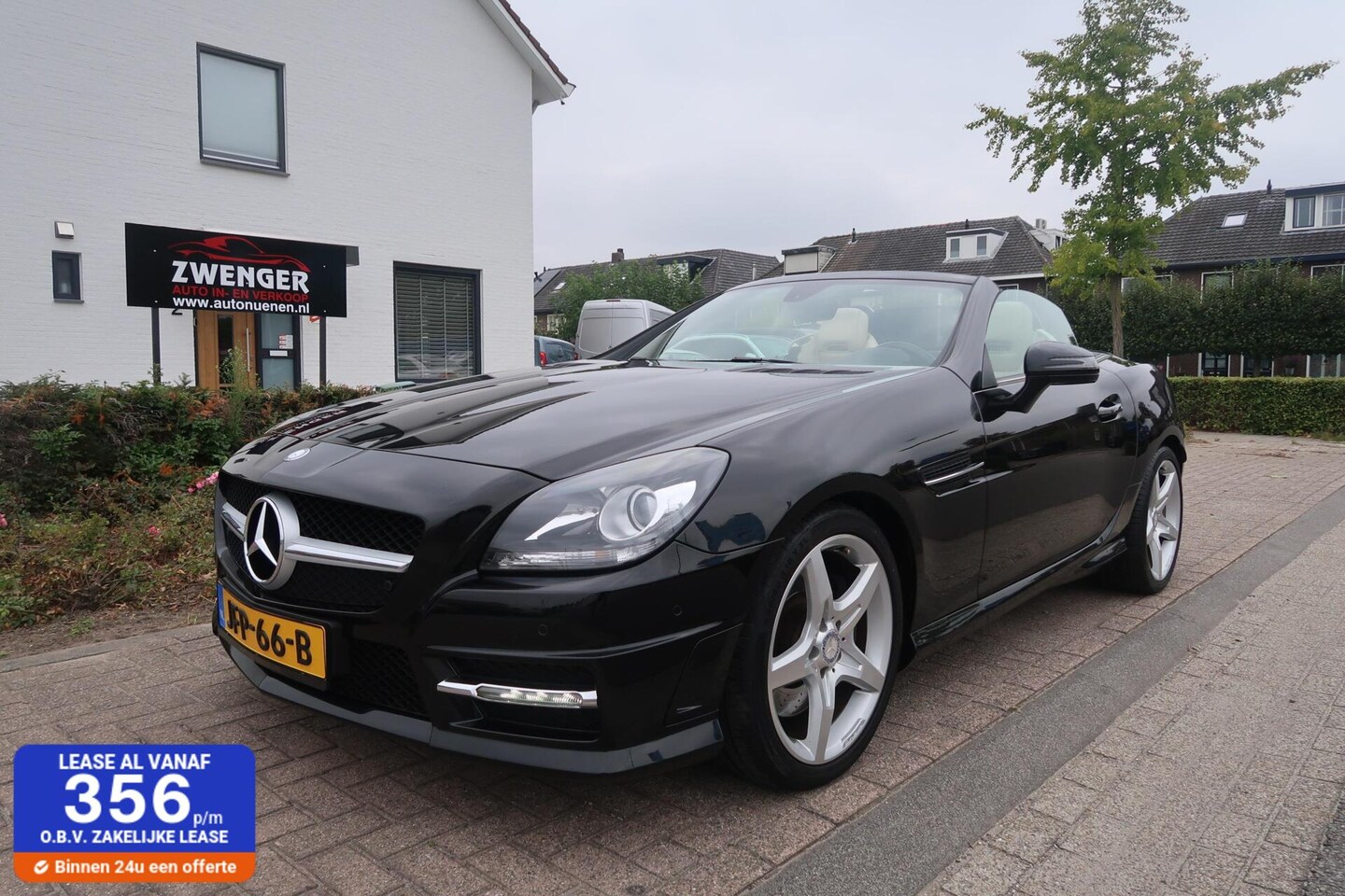 Mercedes-Benz SLK-klasse - 200 Aut AMG NAVIGATIE|PDC|BLUETOOTH|AIRCO|LED|AIRSCARF|LEDER - AutoWereld.nl