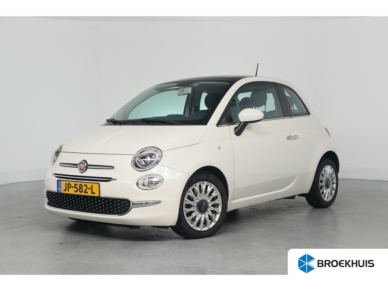 Fiat 500 - 0.9 TwinAir Turbo Lounge | Automaat! | Navigatie | Airco | DAB | Panorama Dak | Lichtmetal - AutoWereld.nl