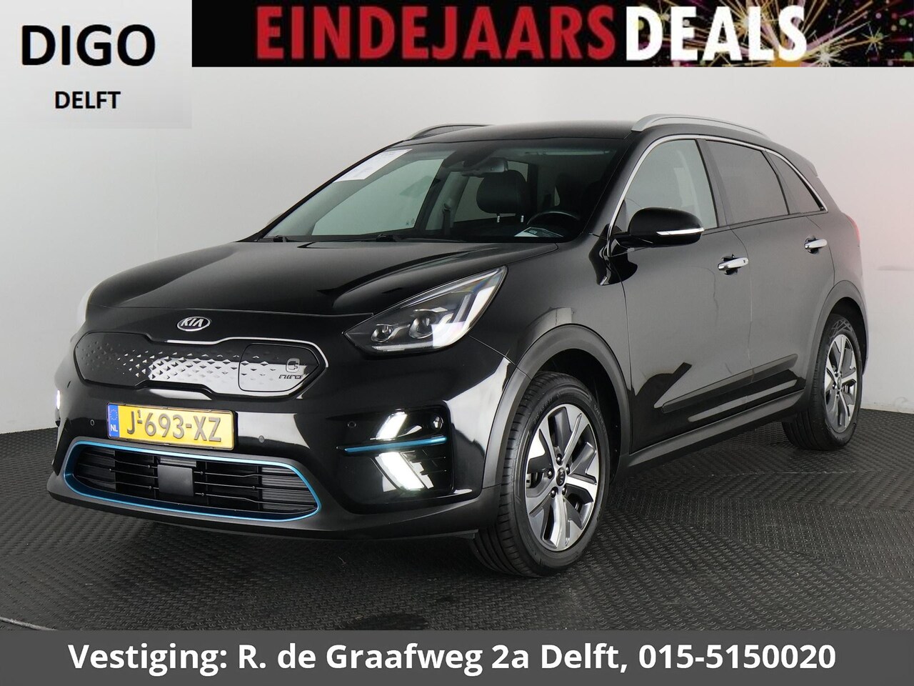 Kia e-Niro - ExecutiveLine 64 kWh 450 km actieradius | Navigatie | Stoelverwarming | Leder | - AutoWereld.nl