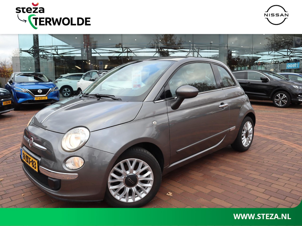 Fiat 500 - 0.9 TwinAir Turbo Lounge | Panoramadak | - AutoWereld.nl