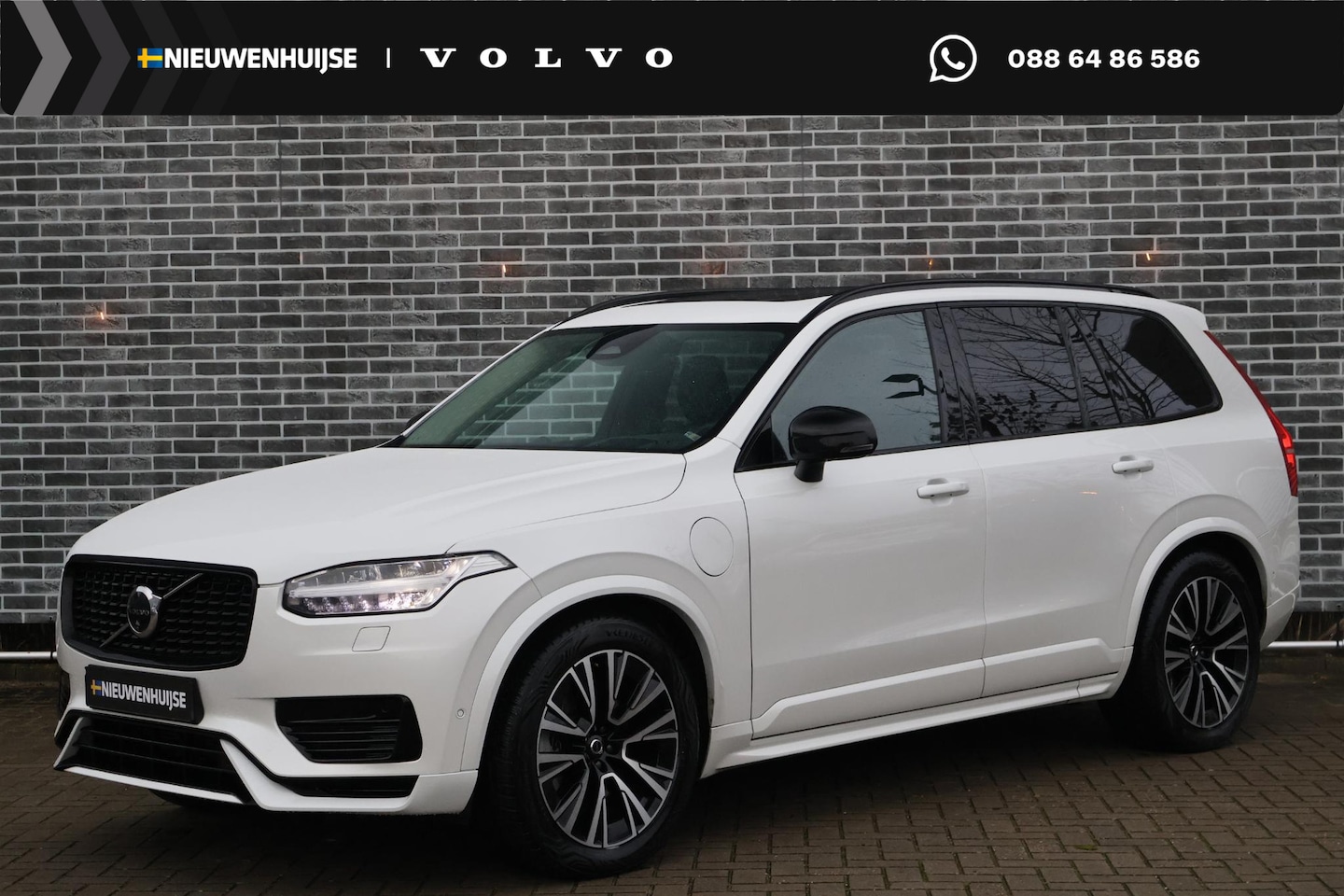 Volvo XC90 - 2.0 T8 Plug-in hybrid AWD Ultra Dark | Bowers & Wilkins Audio | Luchtvering | Trekhaak | G - AutoWereld.nl