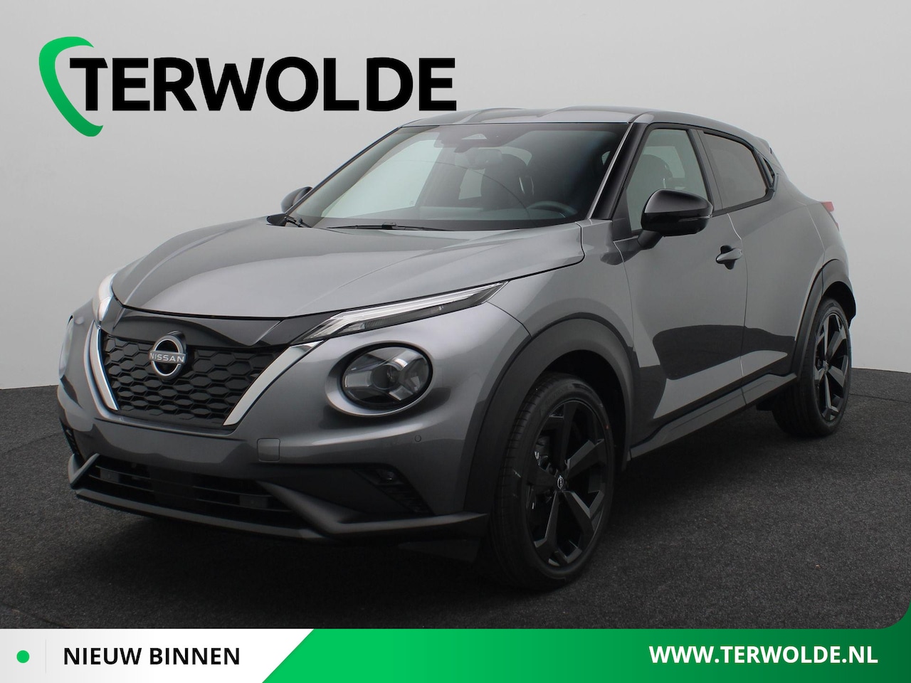 Nissan Juke - 1.6 Hybrid Tekna €2.000,- voordeel | Half-Leder | Bose | Cold Pack | - AutoWereld.nl