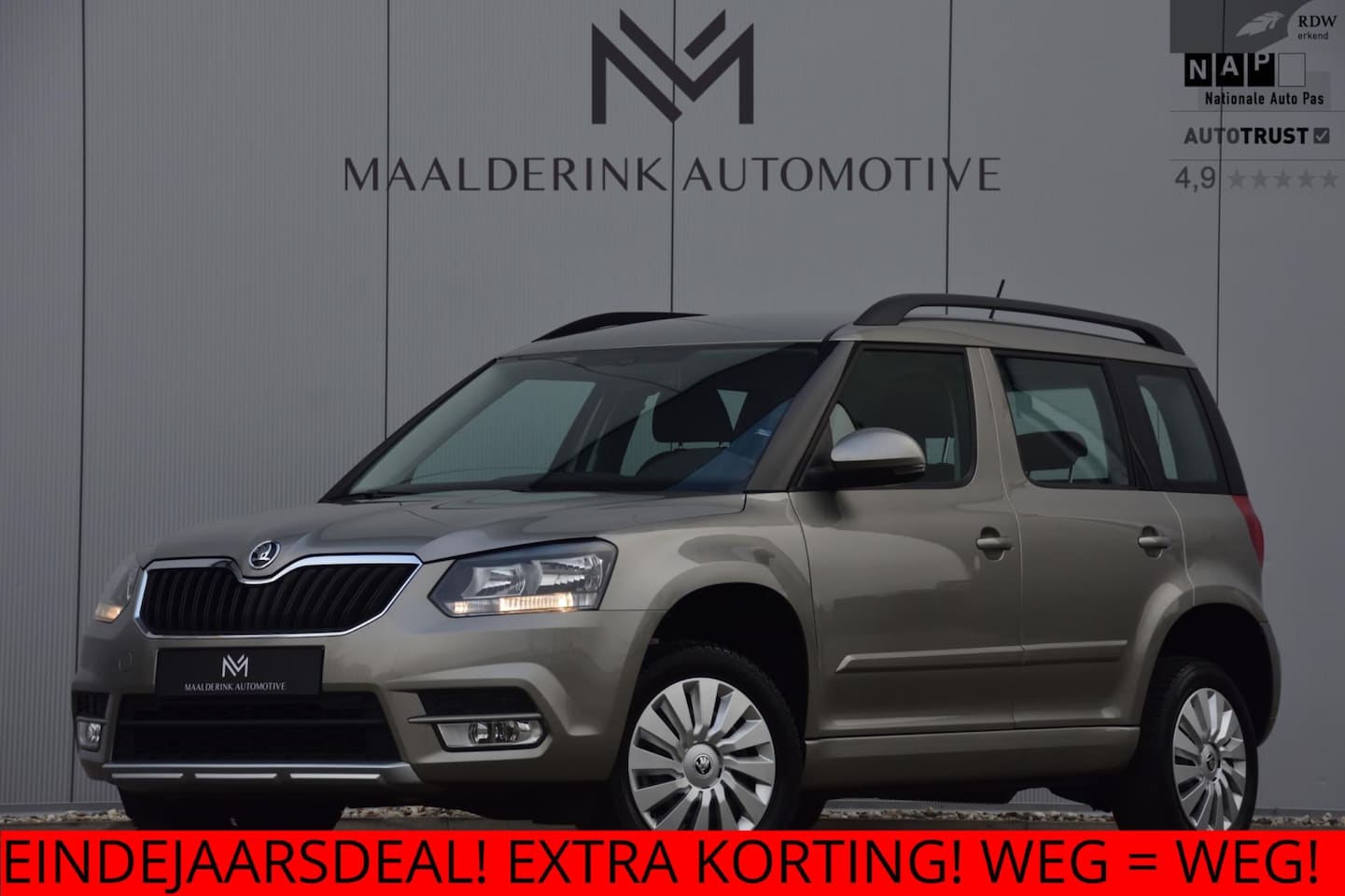 Skoda Yeti - 1.2 TSI Automaat Ambition Stoelverwarming, Parkeersensoren, Airco, Cruise Control - AutoWereld.nl