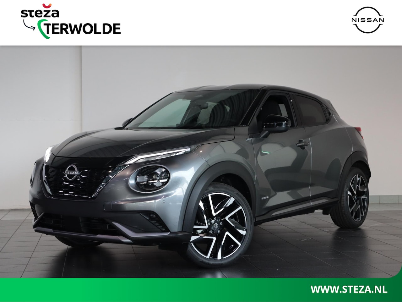 Nissan Juke - 1.6 Hybrid N-Design | €2.000,- VOORRAAD KORTING !! | Cold pack light | Achteruitrijcamera - AutoWereld.nl
