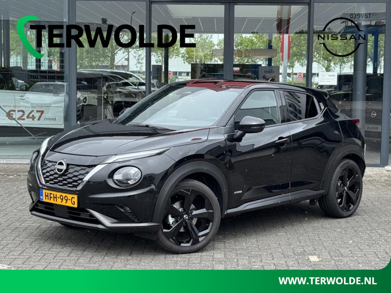 Nissan Juke - 1.6 Hybride Tekna | Adapt. Cruise | BOSE Audio | Lederen Bekl. | Stoel- en stuurverw. | - AutoWereld.nl