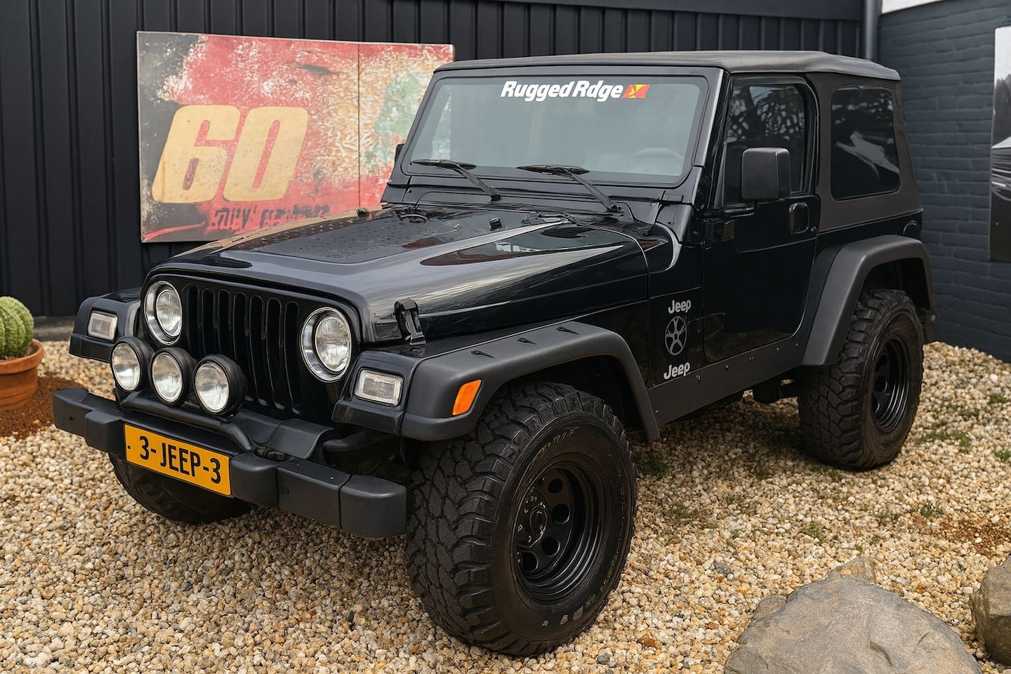 Jeep Wrangler - -4.0i THE BLACK RUGGED RIDGE EDITION- - AutoWereld.nl