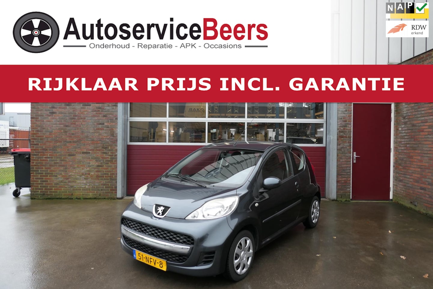 Peugeot 107 - 1.0-12V XS 1.0-12V XS, Airco, 77.000 km., ramen elektrisch, Rijklaarprijs incl. garantie. - AutoWereld.nl
