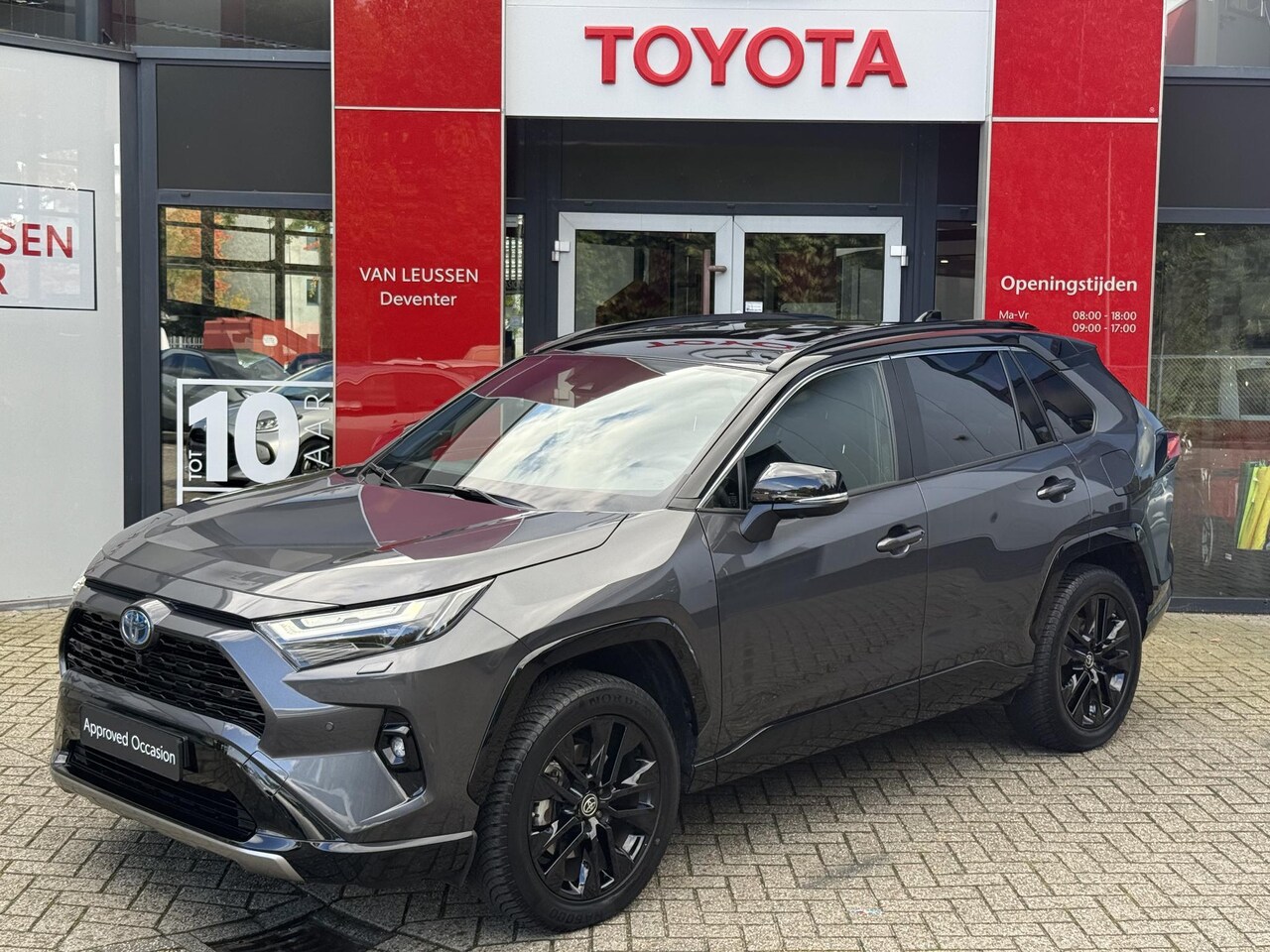 Toyota RAV4 - 2.5 HYBRID BI-TONE APPLE/ANDROID 360°CAM JBL-AUDIO PARK-SENSOREN CAMERA STOEL/STUURVERWARM - AutoWereld.nl