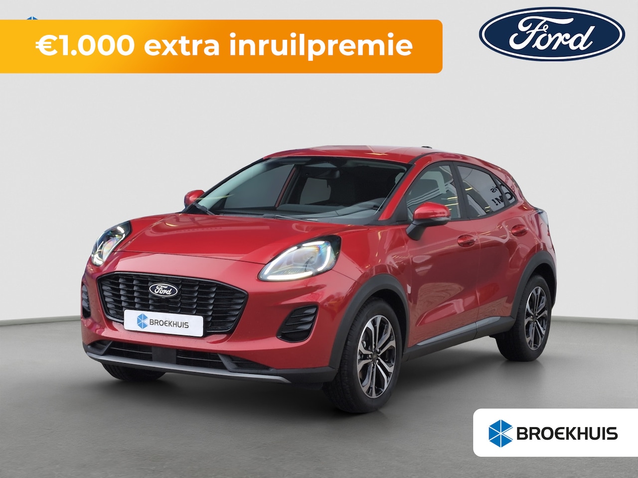 Ford Puma - 1.0 Hybrid Titanium | Winter Pack | Camera | Cruise Control | Apple Carplay | Navigatie | - AutoWereld.nl