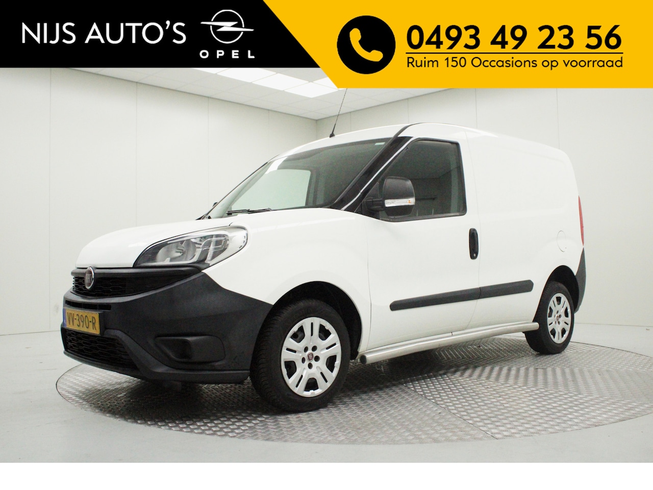 Fiat Doblò Cargo - 1.3 MJ L1H1 | Excl. BTW | Business Pack | Airco | Elektrische Ramen | Bluetooth Telefoon - AutoWereld.nl