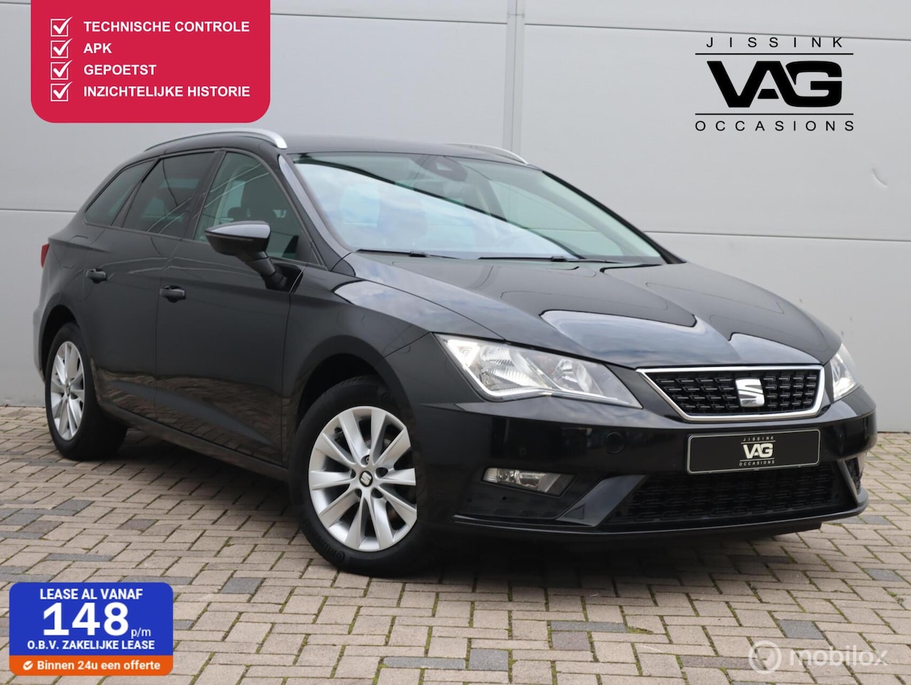SEAT Leon ST - 1.0 TSI Camera CarPlay Cruise Clima Navi PDC - AutoWereld.nl