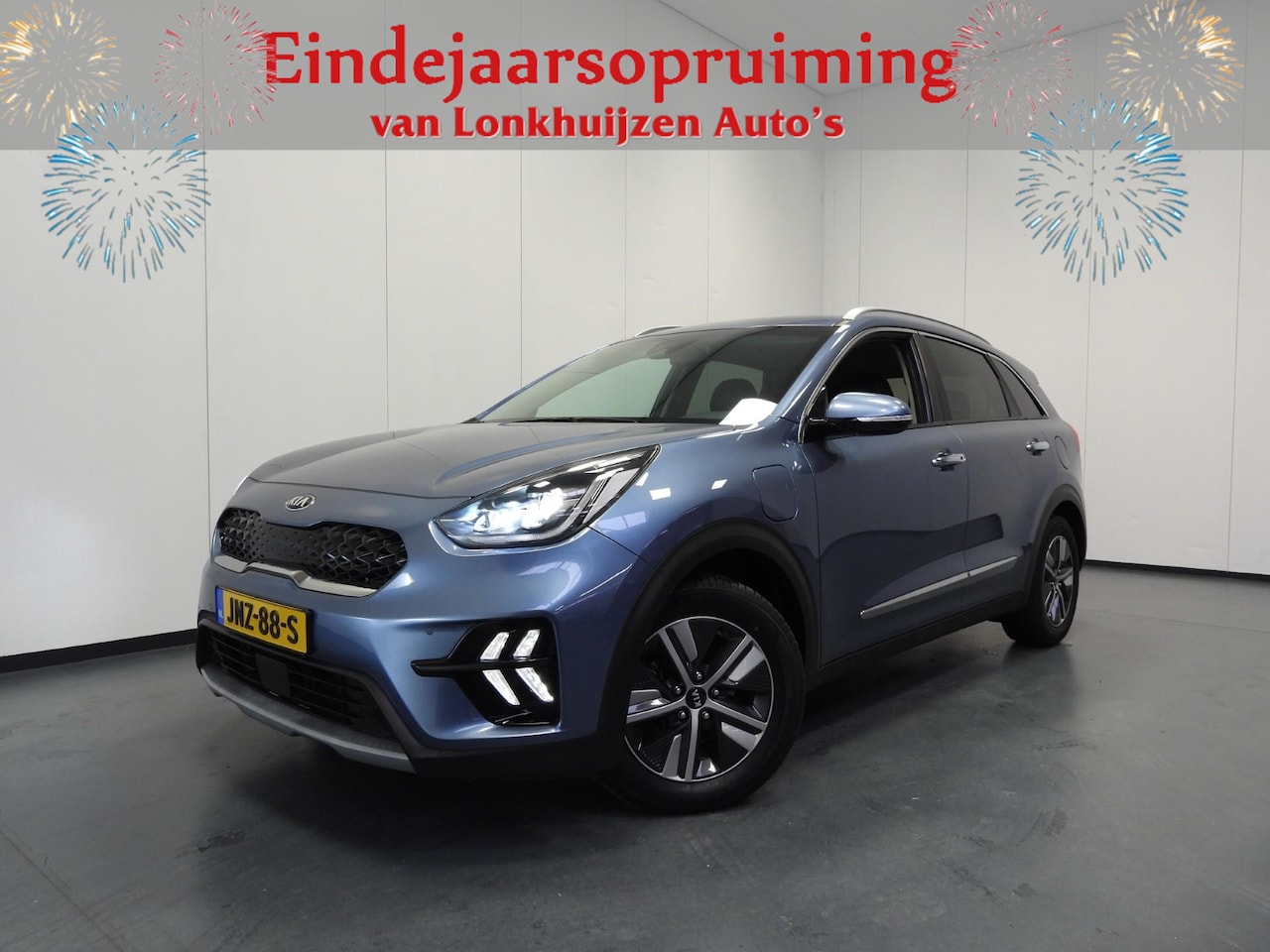 Kia Niro - 1.6 GDi PHEV Plug-In DynamicPlusLine NAVI/CAMERA/LED/TREKH/JBL/16"LMV! - AutoWereld.nl