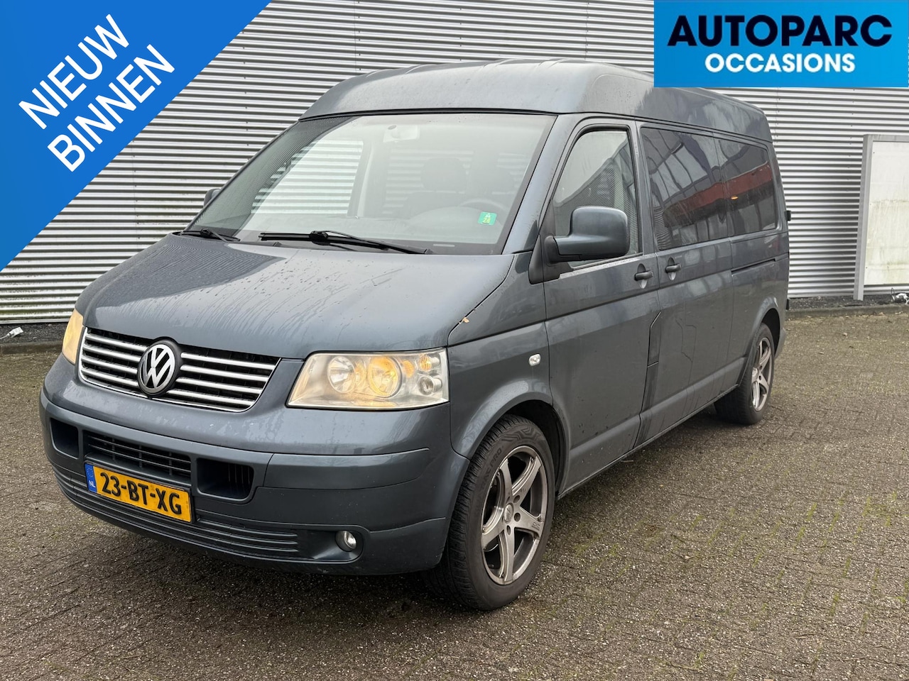 Volkswagen Transporter - 2.5 TDI 340 Budgetline DC 2.5 TDI 340 Budgetline DC , LEDER, CRUISE CONTROLE, AUTOMAAT, NAVI, VERMOEDELIJK TURBO KAP - AutoWereld.nl