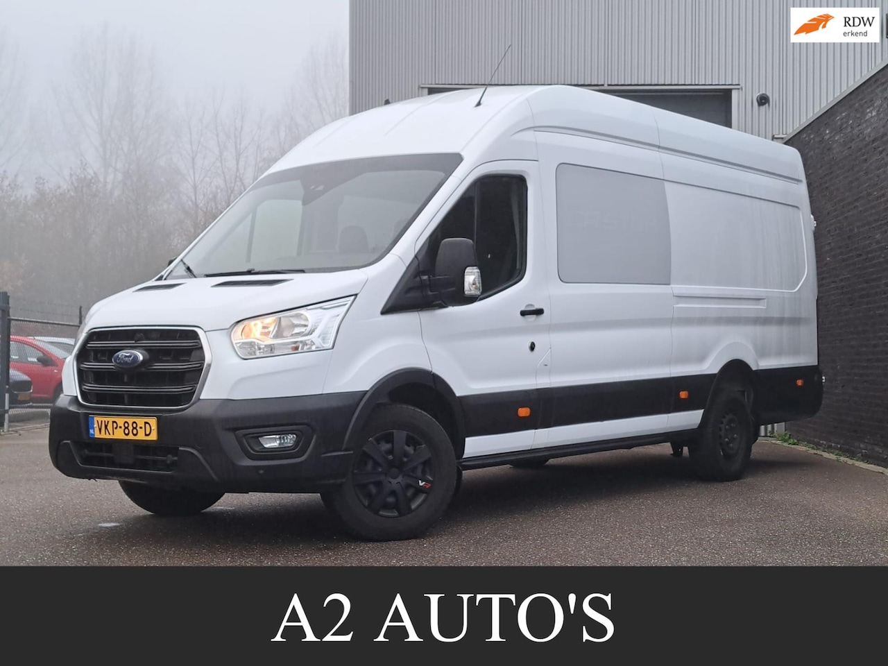 Ford Transit - 350 2.0 TDCI L3H2 DC Trend RWD Camera|Cruise|Sensor - AutoWereld.nl