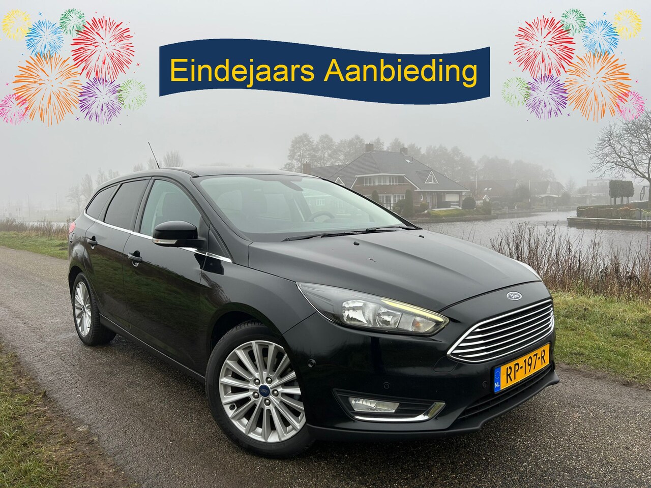Ford Focus Wagon - 1.0 126 PK Titanium Navi / Clima / Keyless Topstaat! - AutoWereld.nl