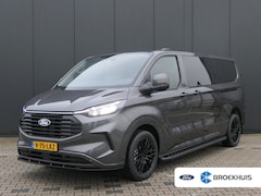 Ford Transit Custom - 320 2.0 TDCI 170pk Automaat L2H1 Black Edition | 2x Schuifdeur | Adaptive Cruise | BLIS |