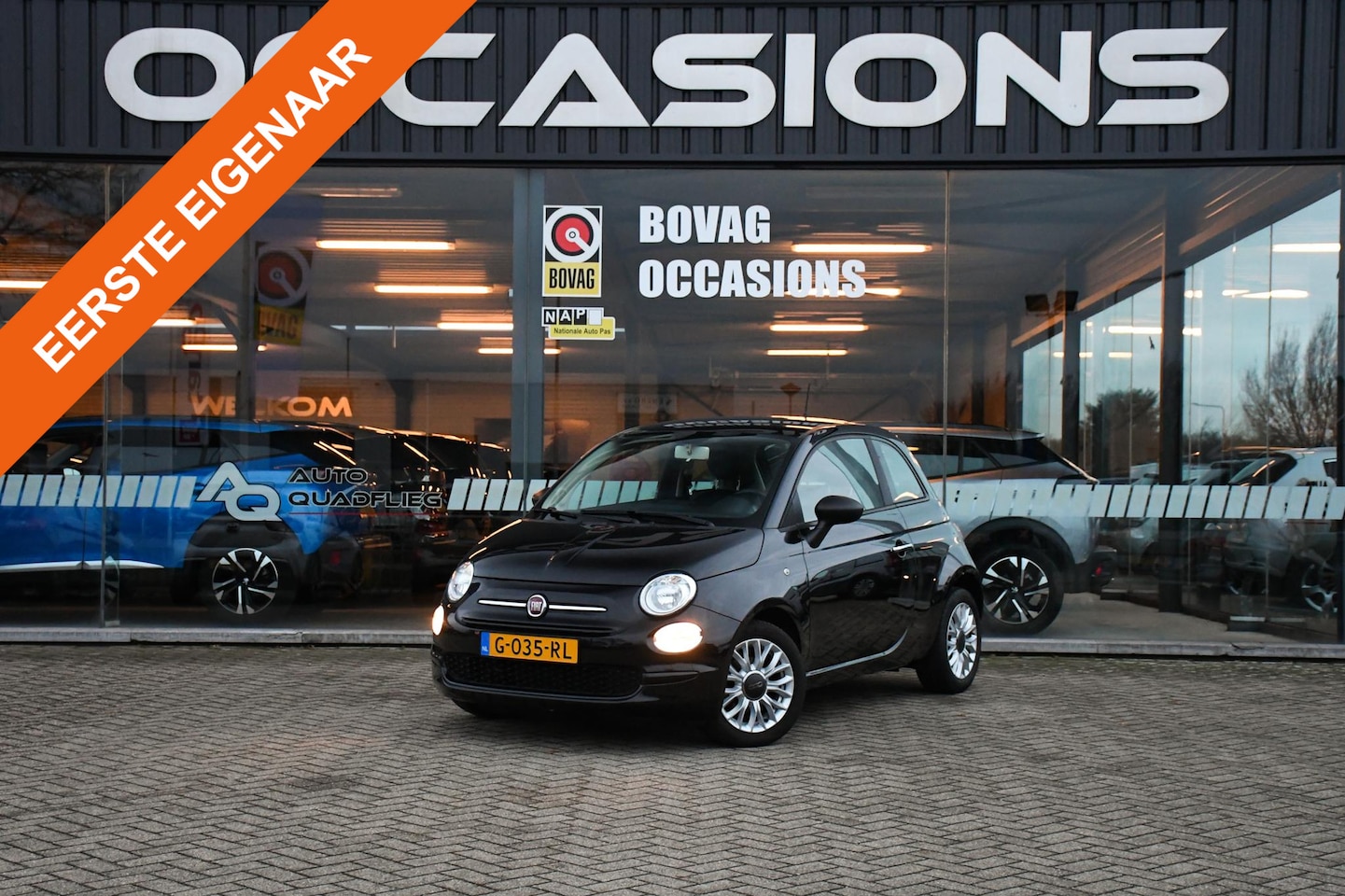 Fiat 500 - 0.9 TwinAir Turbo Young 1 EIGENAAR/ NAVIGATIE/ LED - AutoWereld.nl