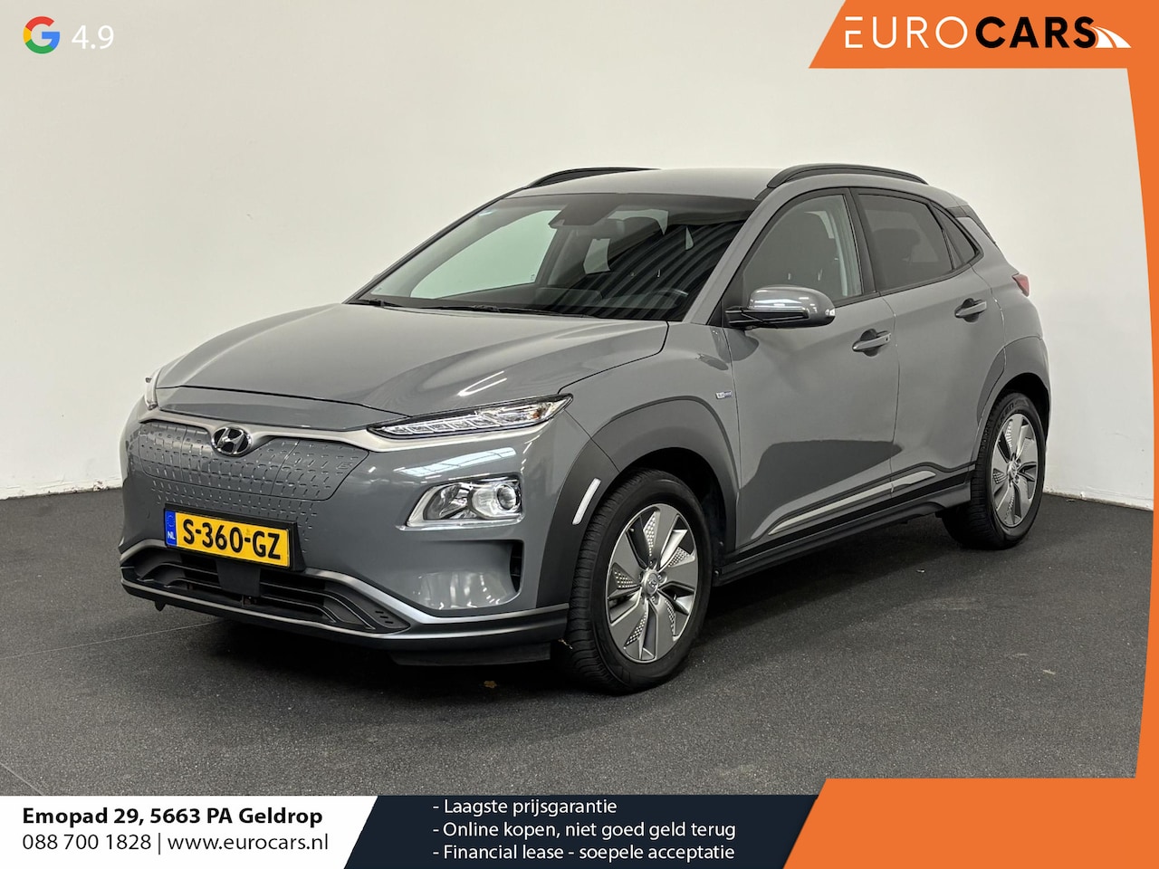 Hyundai Kona Electric - EV Comfort 39 kWh Navigatie Climate control Cruise control Camera - AutoWereld.nl