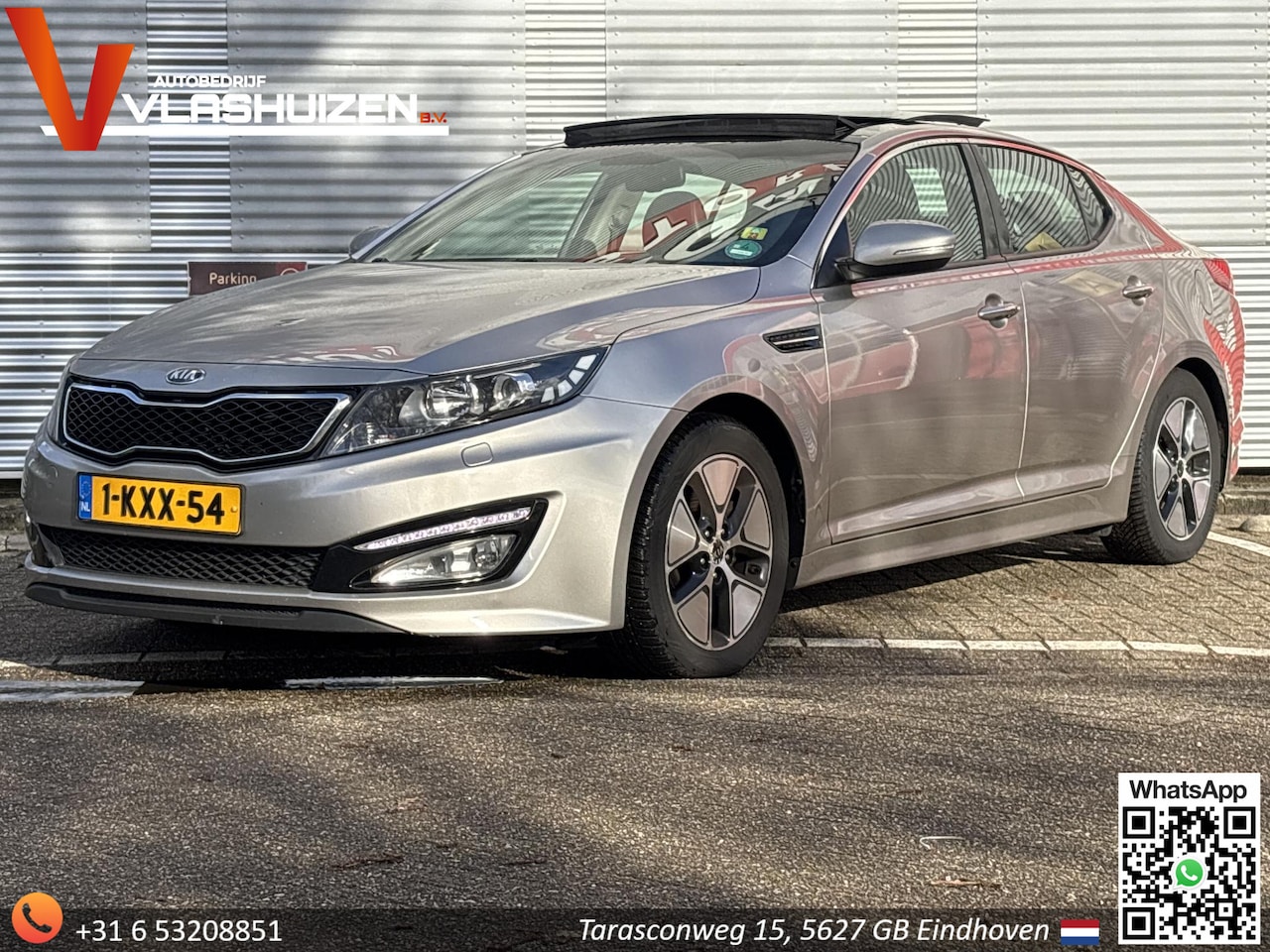 Kia Optima - 2.0 CVVT Hybrid Super Pack | Leder | Climate | Cruise | Navi | Camera | Stoelverwarming/Ko - AutoWereld.nl