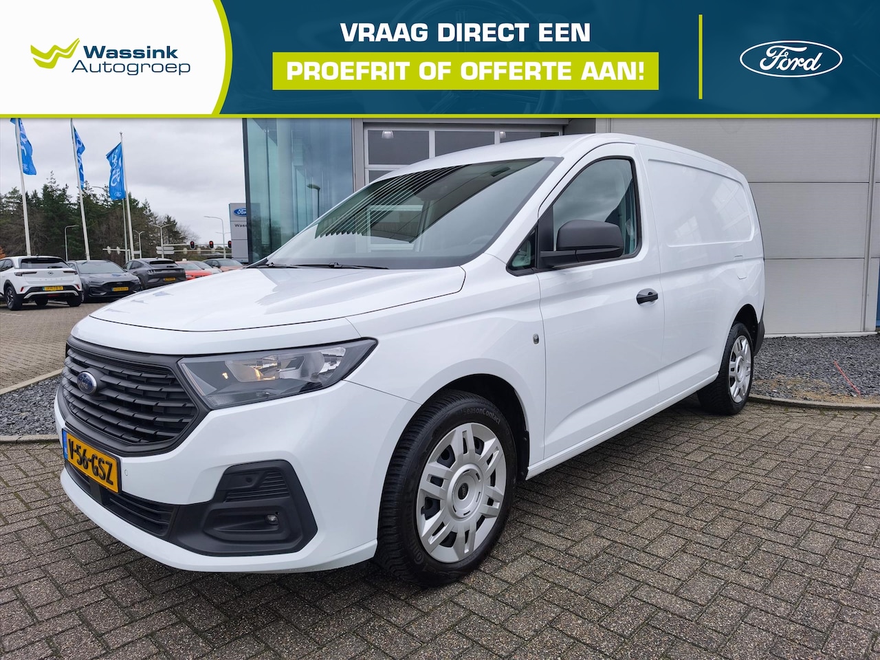 Ford Transit Connect - 2.0 EcoBlue 102pk L2 Trend | Airconditioning | Carplay | All season | BPM vrij - AutoWereld.nl