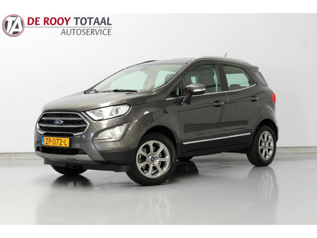 Ford EcoSport - 1.0 EcoBoost Titanium 1.0 EcoBoost Titanium 126PK, DEELS LEDER | NAVIGATIE | CARPLAY | CRUISE | STOEL/RUIT/STUUR - AutoWereld.nl