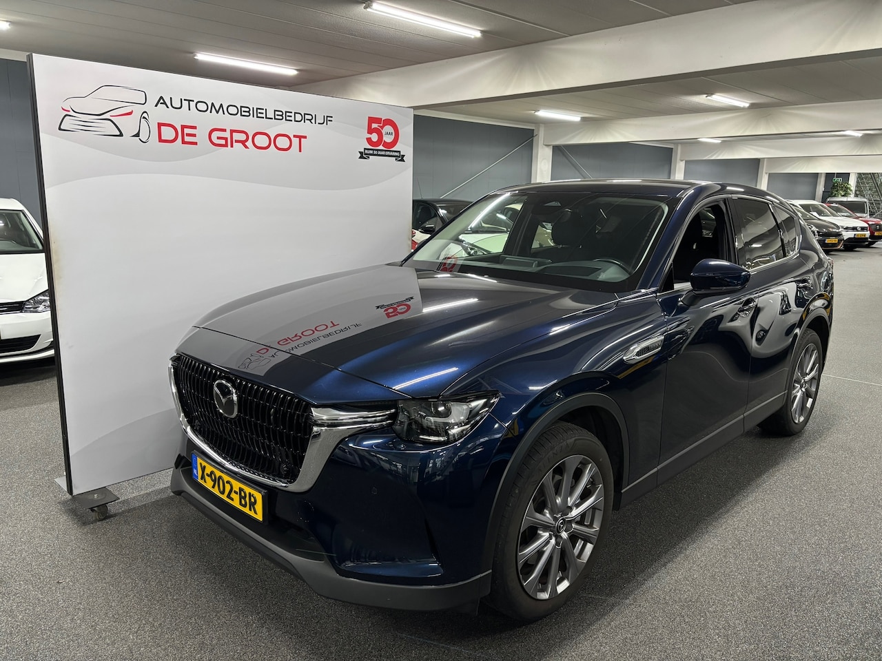 Mazda CX-60 - 2.5 e-SkyActiv PHEV Exclusive-Line 1ste eigenaar met Trekhaak electrisch wegklapbaar, Appl - AutoWereld.nl