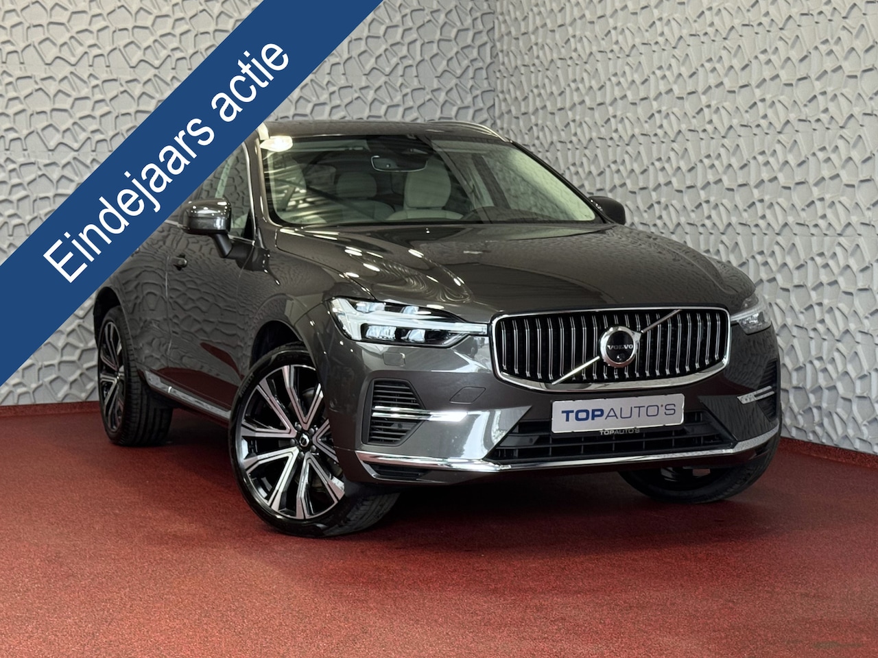 Volvo XC60 - 2.0 T6 350 PK CREME.LEER PHEV SCHUIFDAK AWD ULTRA BRIGHT LONG RANGE PANO HARMAN/KARDON HEA - AutoWereld.nl