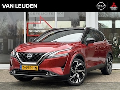 Nissan Qashqai - 1.3 Mild-Hybrid 158pk Xtronic Tekna Plus | Trekhaak 1.800kg | Leder | Panoramadak | Head-U