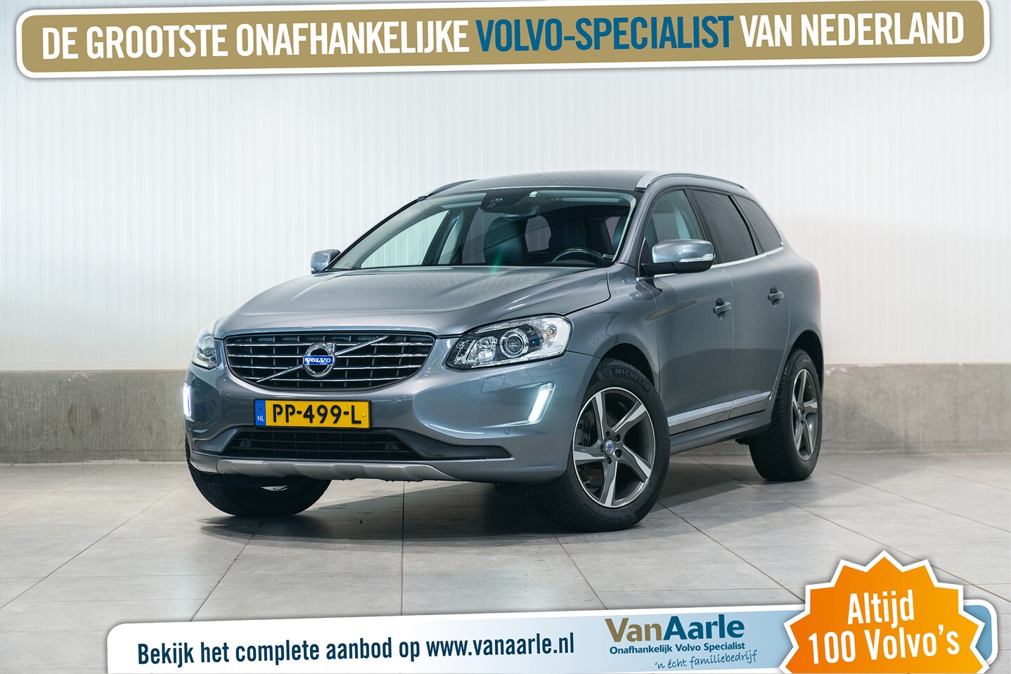 Volvo XC60 - D4 Aut. Summum Leder Stoelverwarming Trekhaak Parkeercamera 190pk - AutoWereld.nl