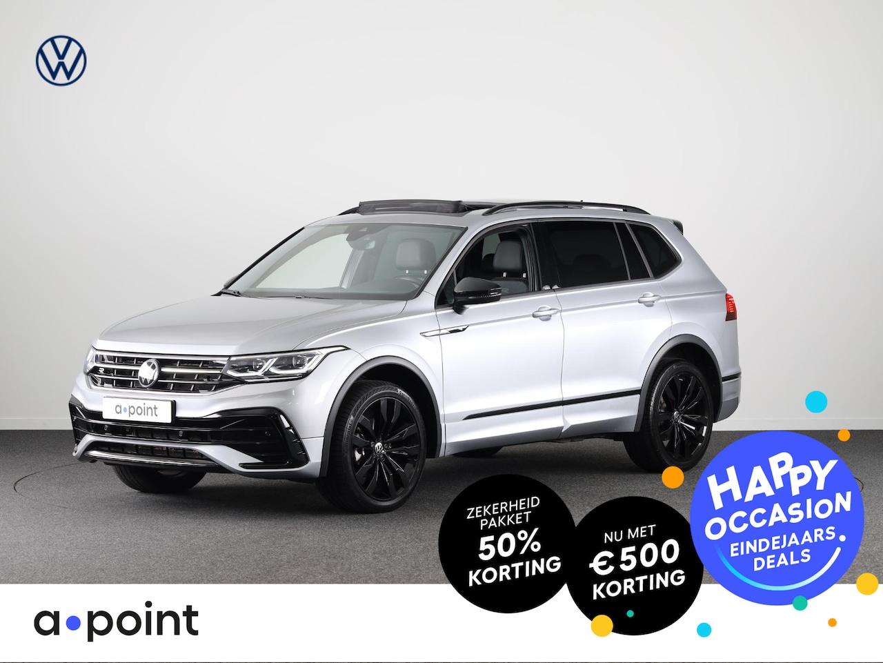 Volkswagen Tiguan Allspace - 1.5 TSI R-Line Business 7p. 150 pk DSG | Verlengde garantie | Navigatie | Panoramadak | Ad - AutoWereld.nl