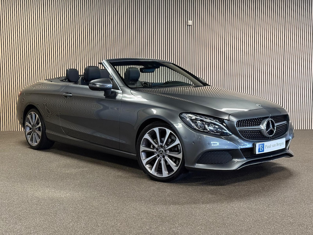 Mercedes-Benz C-klasse Cabrio - 180 AVANTGARDE-MEMORY-360 CAMERA-AIRSCARF-BURMESTER-ZEER COMPLEET - AutoWereld.nl