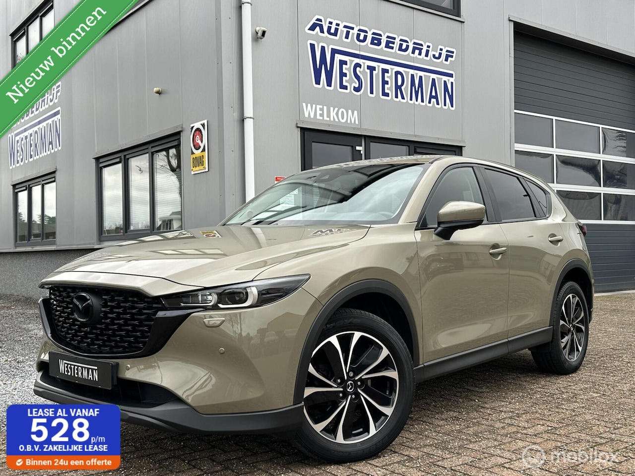 Mazda CX-5 - 2.0 SkyActiv-G 165 Aut Led Trekh. Stoel-/stuurverw. Keyless Carplay 19"Lmv etc. - AutoWereld.nl