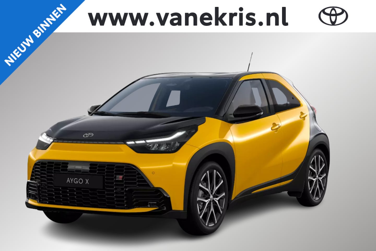 Toyota Aygo X - Hybrid 115 GR Sport Hybrid 115 GR Sport, Snel leverbaar, JBL Audio, Apple Carplay / Android Auto, Parkeersenso - AutoWereld.nl