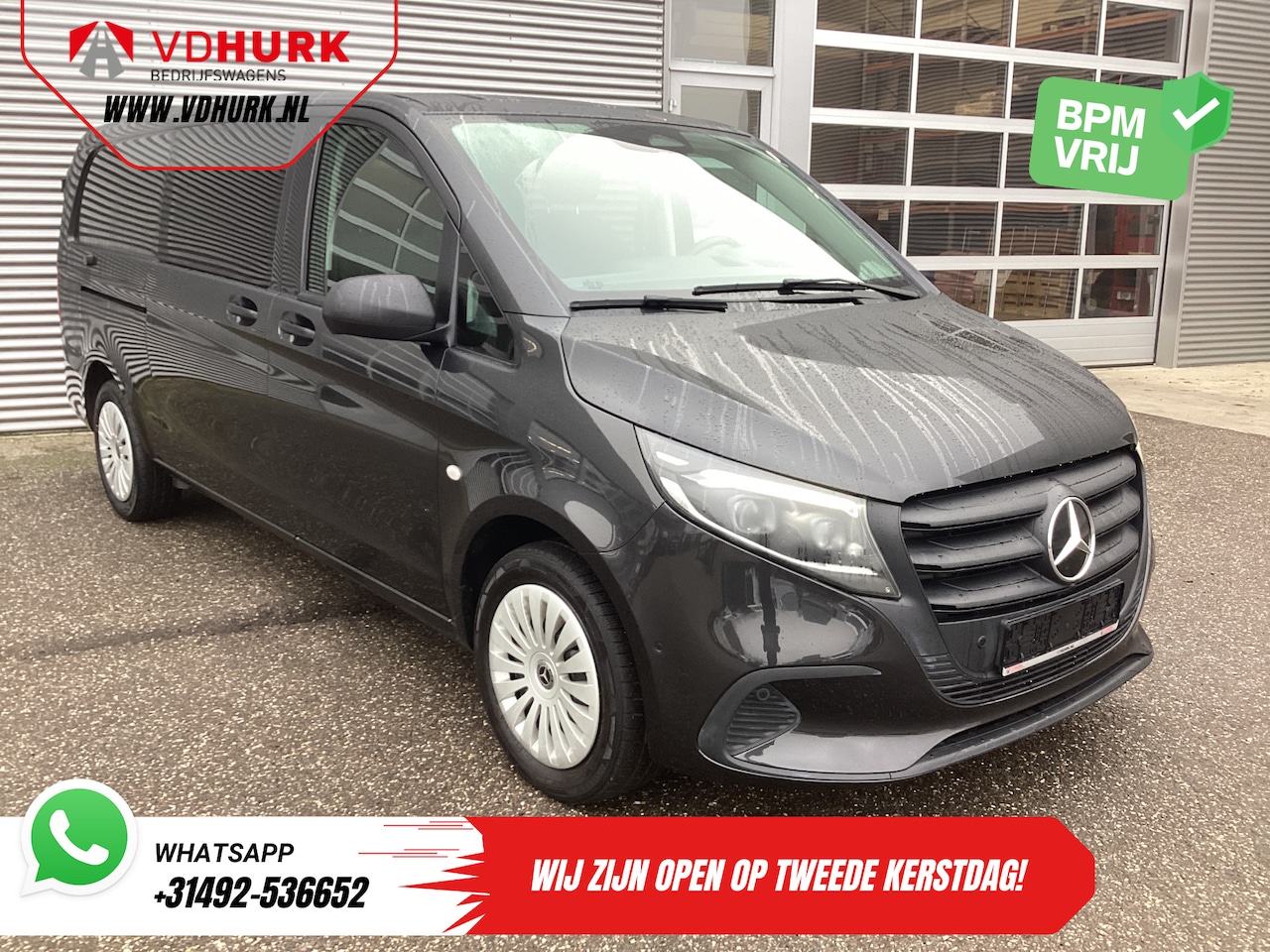 Mercedes-Benz Vito - 116 CDI Aut. L3 DC Dubbel Cabine BPM VRIJ! 6 Pers./ 2xSchuifdeur/ LED/ 270Gr. Deuren/ Carp - AutoWereld.nl