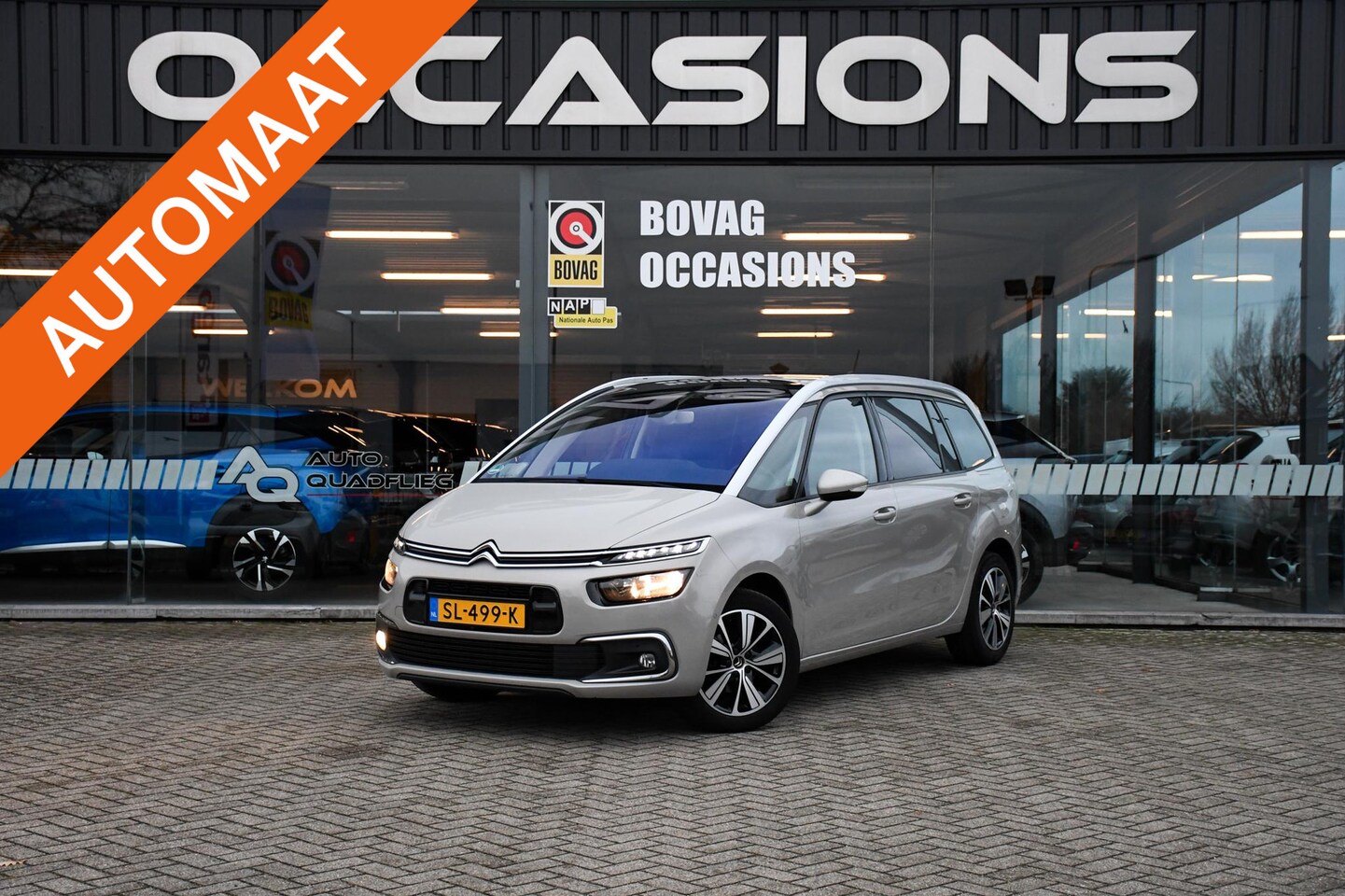 Citroën Grand C4 Picasso - 1.2 Feel 7PERS/ 1 EIGENAAR/ APPLE CARPLAY/ KEYLESS - AutoWereld.nl