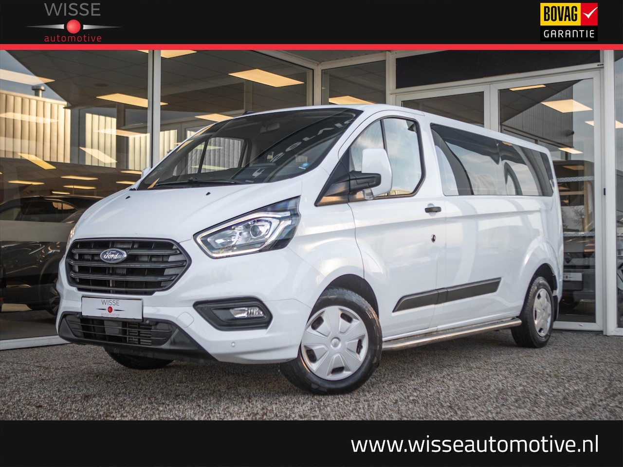 Ford Transit Custom - 2.0 TDCi 130PK 320 L2H1 9-Persoons | Navigatie | Carplay | Stoelverwarming | Park. Sensore - AutoWereld.nl
