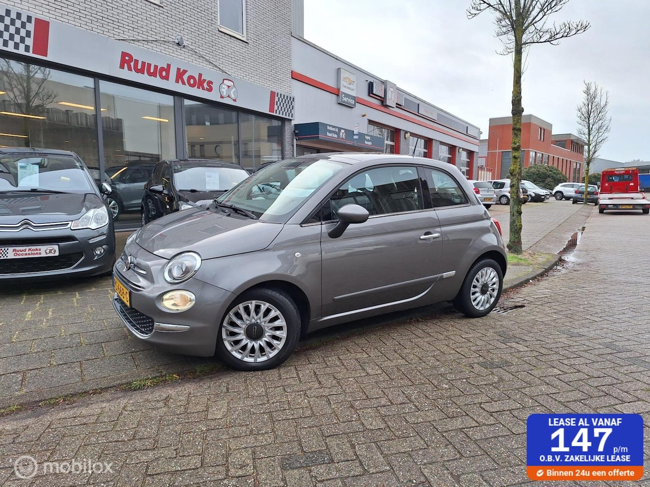 Fiat 500 - 0.9 TWINAIR TURBO LOUNGE / Schuif-open dak / - AutoWereld.nl
