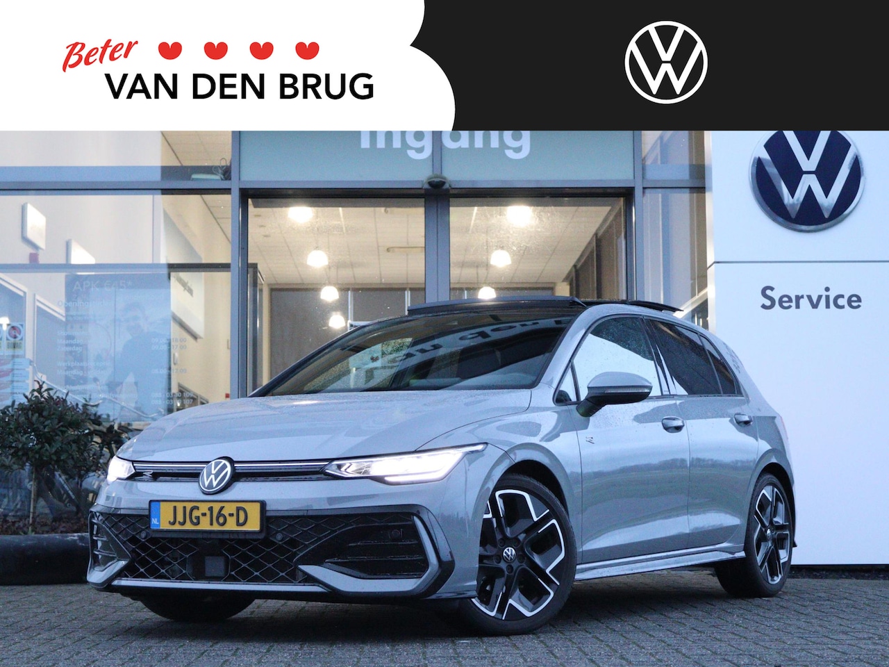 Volkswagen Golf - 1.5 eTSI 150 pk DSG R-Line Edition | Panoramadak | Camera | LED | App Connect | ACC | Stoe - AutoWereld.nl