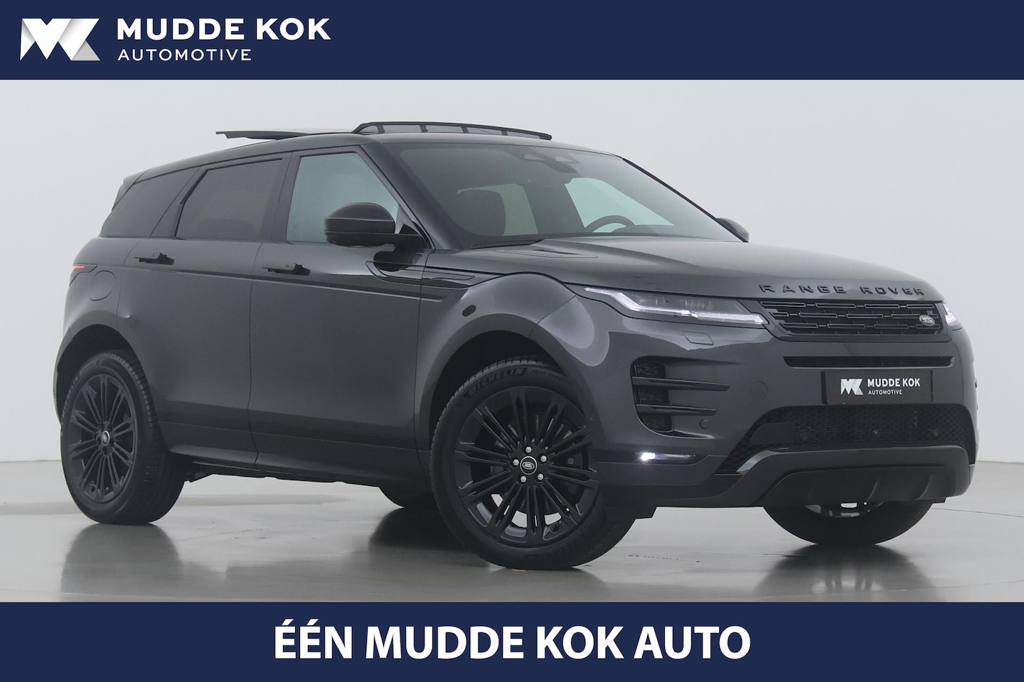 Land Rover Range Rover Evoque - P270e PHEV Dynamic SE | Carpathian Grey | Black Pack | Schuif/kanteldak | ACC | Stoel+Stuu - AutoWereld.nl