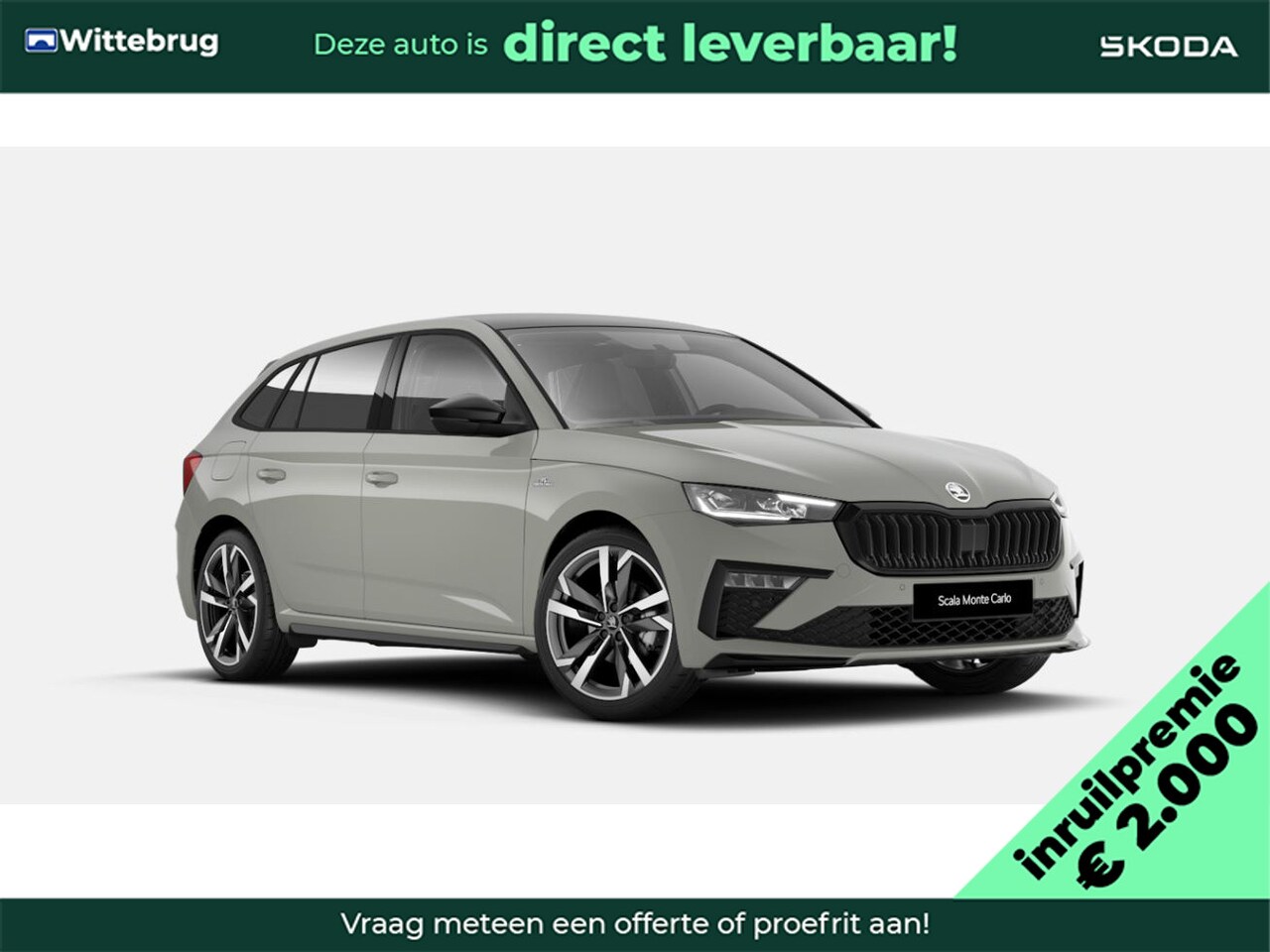 Skoda Scala - 1.0 TSI Monte Carlo / Navigatie Pakket / Travel Assist / Winter Pakket / 18" lichtmetalen - AutoWereld.nl