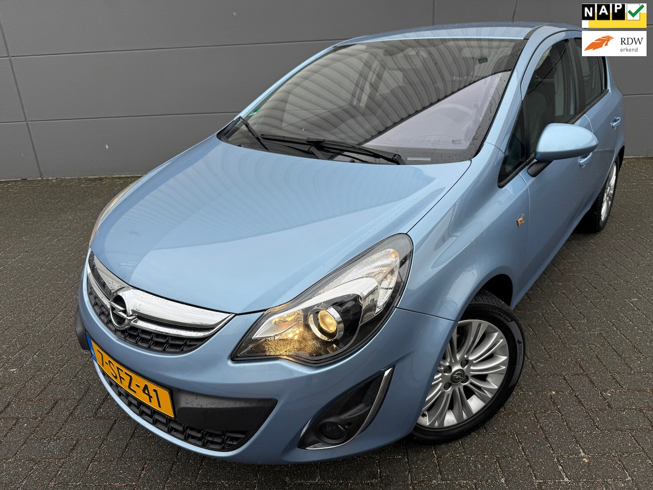 Opel Corsa - 1.4-16V Cosmo*AIRCO*NAVI*CRUISE*VELGEN*HALF LEER*APK*NAP*ELKT-RAAM-C-D AFSTAND - AutoWereld.nl